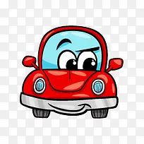 卡通手绘眼睛的汽车-空若网 卡通手绘眼睛的汽车-空若网
