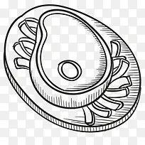 铅笔画 食物 汉堡包 热狗 快-空若网 铅笔画 食物 汉堡包 热狗 快-空若网