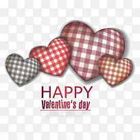 布纹爱心矢量-空若网 布纹爱心矢量-空若网