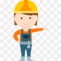 带着安全帽的女工程师-空若网 带着安全帽的女工程师-空若网