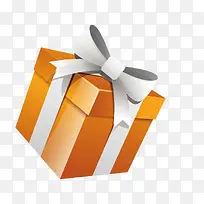 橙色礼盒-空若网 橙色礼盒-空若网