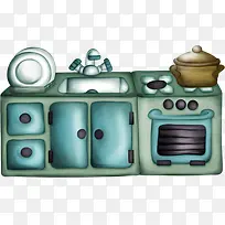 厨房灶台-空若网 厨房灶台-空若网