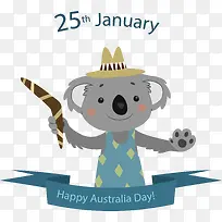 可爱的灰色澳大利亚考拉-空若网 可爱的灰色澳大利亚考拉-空若网