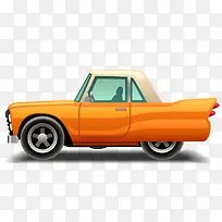 卡通橙色的跑车设计-空若网 卡通橙色的跑车设计-空若网