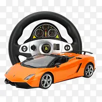 橙色炫酷跑车-空若网 橙色炫酷跑车-空若网