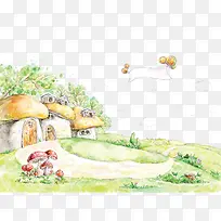 卡通动画蘑菇小屋-空若网 卡通动画蘑菇小屋-空若网