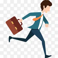 快速奔跑的男人插画-空若网 快速奔跑的男人插画-空若网