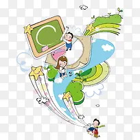 矢量儿童节-空若网 矢量儿童节-空若网