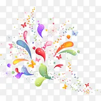 彩色花纹装饰-空若网 彩色花纹装饰-空若网