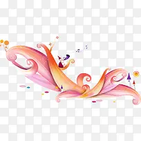 彩色装饰花纹-空若网 彩色装饰花纹-空若网