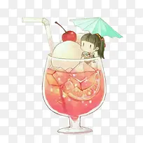 手绘饮料果汁-空若网 手绘饮料果汁-空若网