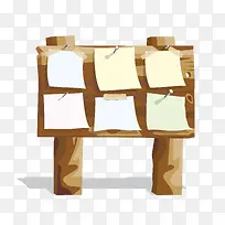 矢量手绘宣传栏-空若网 矢量手绘宣传栏-空若网