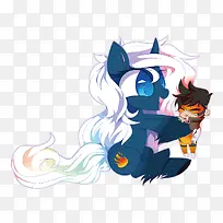 矢量卡通小马-空若网 矢量卡通小马-空若网