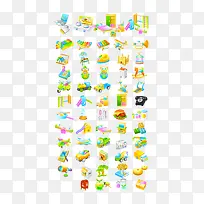 幼儿园玩具矢量素材-空若网 幼儿园玩具矢量素材-空若网