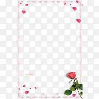 矢量手绘玫瑰花边框PNG免费下-空若网 矢量手绘玫瑰花边框PNG免费下-空若网