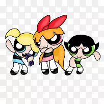 绘制卡通网络动画-Powerpuff女孩-空若网 绘制卡通网络动画-Powerpuff女孩-空若网