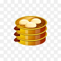 手绘蒸包子图形-空若网 手绘蒸包子图形-空若网