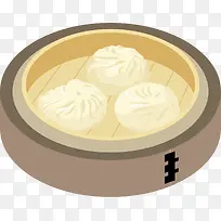 卡通牛肉包子设计矢量图-空若网 卡通牛肉包子设计矢量图-空若网