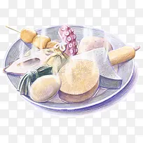 手绘美食-空若网 手绘美食-空若网