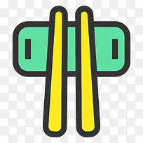 彩色扁平化中餐美食元素-空若网 彩色扁平化中餐美食元素-空若网