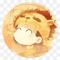 手绘狮子座-空若网 手绘狮子座-空若网