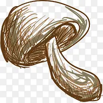 手绘线条蘑菇-空若网 手绘线条蘑菇-空若网