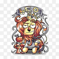 矢量狮子座-空若网 矢量狮子座-空若网