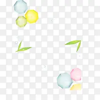 彩色卡通雨伞-空若网 彩色卡通雨伞-空若网