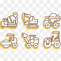 卡通建筑工程车辆-空若网 卡通建筑工程车辆-空若网