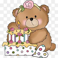 小熊过生日-空若网 小熊过生日-空若网