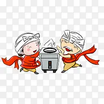 卡通老爷爷老奶奶-空若网 卡通老爷爷老奶奶-空若网