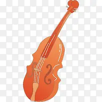 手绘大提琴-空若网 手绘大提琴-空若网
