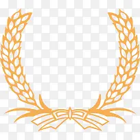 线条样子的手绘小米谷穗-空若网 线条样子的手绘小米谷穗-空若网