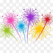 春节多彩密集烟花-空若网 春节多彩密集烟花-空若网