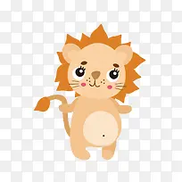 卡通可爱小狮子免抠素材-空若网 卡通可爱小狮子免抠素材-空若网