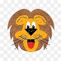 卡通可爱小动物装饰设计动物头像-空若网 卡通可爱小动物装饰设计动物头像-空若网