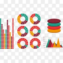 彩色数据分析图表-空若网 彩色数据分析图表-空若网