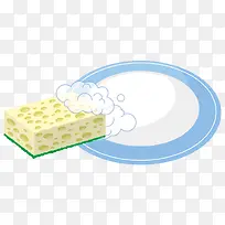 卡通扁平化洗碗图标-空若网 卡通扁平化洗碗图标-空若网