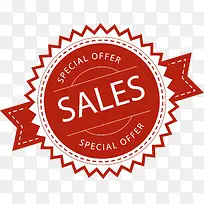 创意勋章促销标签矢量素材-空若网 创意勋章促销标签矢量素材-空若网