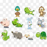 矢量手绘动物合集-空若网 矢量手绘动物合集-空若网