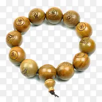 黄色刻字佛珠手串-空若网 黄色刻字佛珠手串-空若网