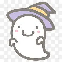 卡通可爱幽灵万圣节-空若网 卡通可爱幽灵万圣节-空若网