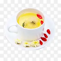 杯子里的菊花茶-空若网 杯子里的菊花茶-空若网