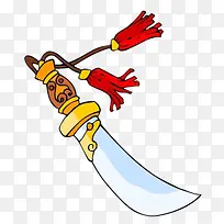 手绘大刀-空若网 手绘大刀-空若网