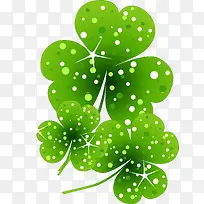 矢量手绘四叶草-空若网 矢量手绘四叶草-空若网