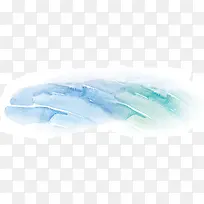 淡蓝色素雅水彩画水田-空若网 淡蓝色素雅水彩画水田-空若网