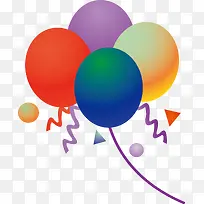 气球png矢量素材-空若网 气球png矢量素材-空若网