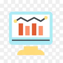 矢量电脑数据分析素材-空若网 矢量电脑数据分析素材-空若网