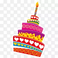 结婚请柬生日蛋糕贺卡祝你生日快乐-派对帽-空若网 结婚请柬生日蛋糕贺卡祝你生日快乐-派对帽-空若网