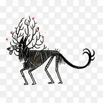 矢量抽象鹿-空若网 矢量抽象鹿-空若网